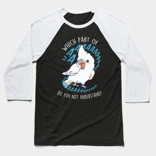 Goffin's Cockatoo Parrot Aaaa Baseball T-Shirt